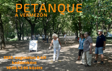 Petanque a Vérmezőn