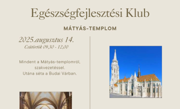 Egészségfejlesztési Klub | Mátyás templom