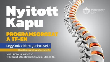 Nyitott kapu programsorozat - Legyünk vidám gerincesek!